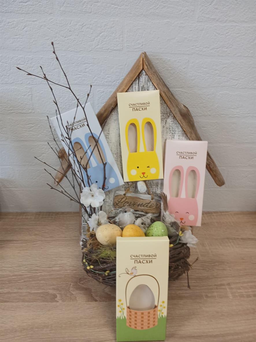 Коробка под плитку шоколада "Пасхальная корзинка" 17,1х8х1,4 см. — изображение 5